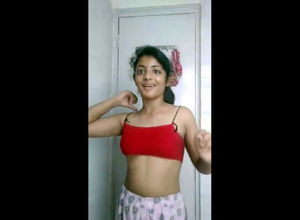Indian young display hooters in skype